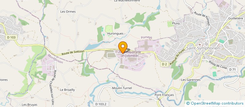 localisation de l'entreprise RIV ART BOIS  LARAJASSE