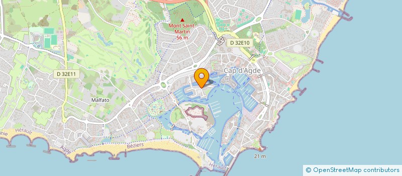 localisation de l'entreprise RIV-IMMO à AGDE