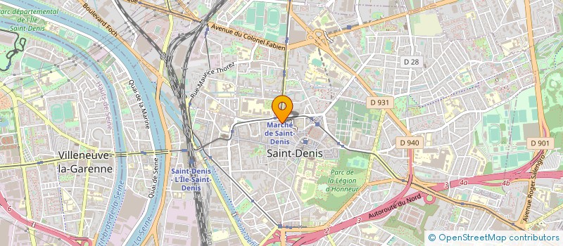 localisation de l'entreprise RIVA à SAINT-DENIS