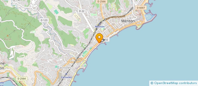 localisation de l'entreprise RIVA à MENTON