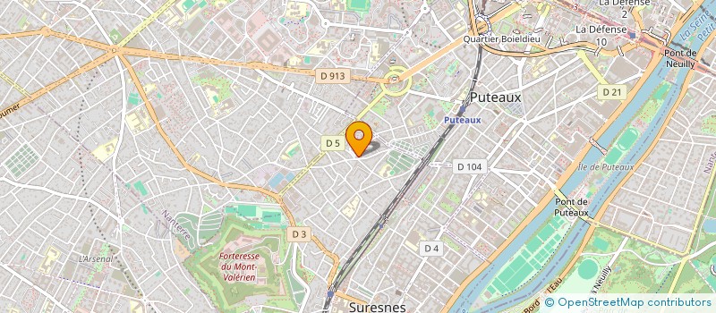 localisation de l'entreprise RIVA à SURESNES