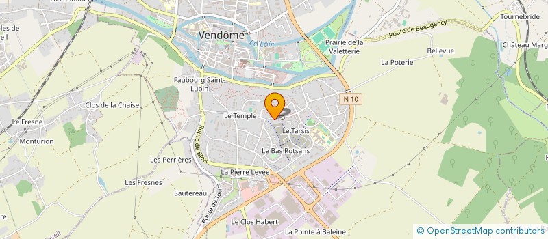 localisation de l'entreprise RIVA  VENDOME