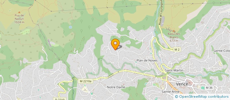 localisation de l'entreprise RIVA  VENCE