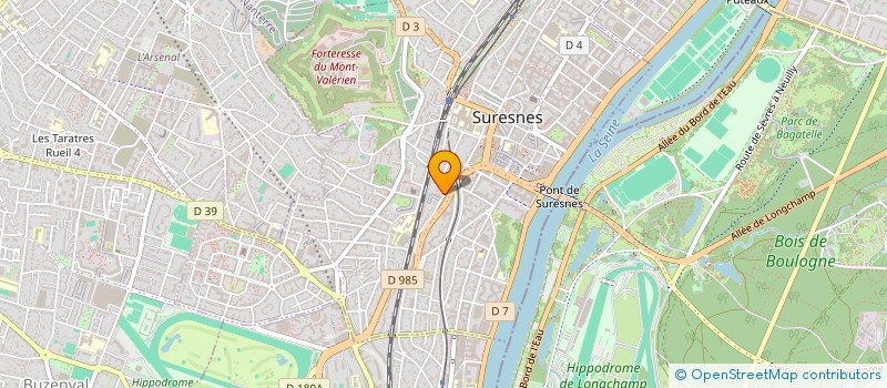 localisation de l'entreprise RIVA à SURESNES