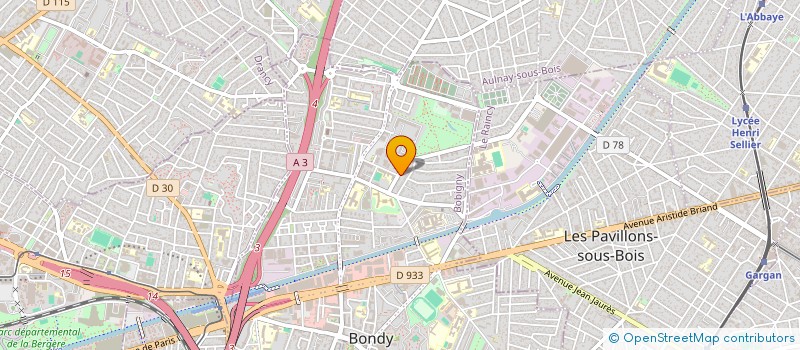 localisation de l'entreprise RIVA  BONDY