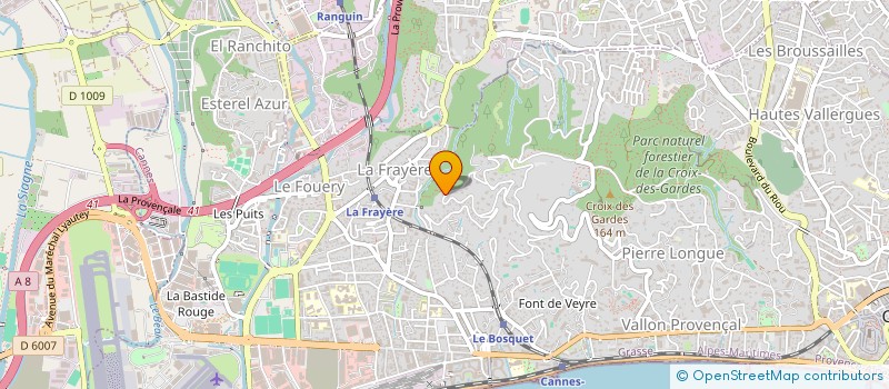 localisation de l'entreprise RIVA  CANNES