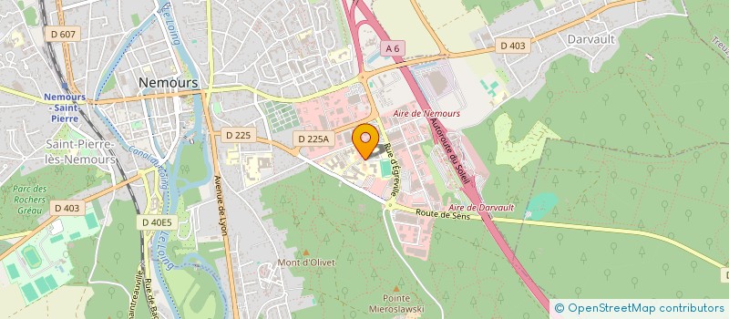 localisation de l'entreprise RIVA  NEMOURS