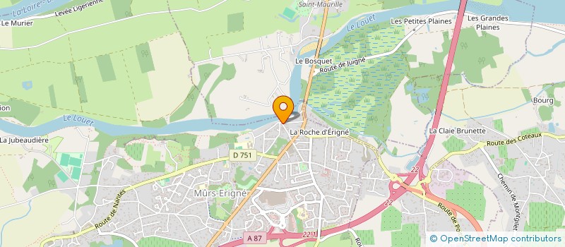 localisation de l'entreprise RIVA BELLA  MURS-ERIGNE