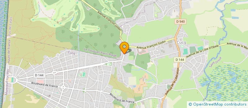 localisation de l'entreprise RIVA BELLA  CUCQ