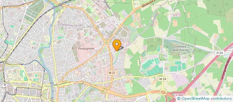 localisation de l'entreprise RIVA CASTELLA à MONTPELLIER