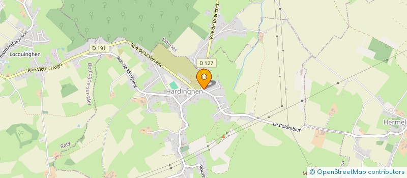 localisation de l'entreprise RIVA INVEST 59-62  HARDINGHEN