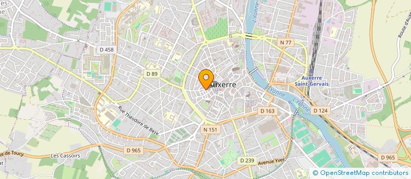 localisation de l'entreprise RIVA-MARAULT  AUXERRE