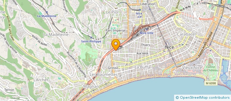 localisation de l'entreprise RIVA NICE à NICE
