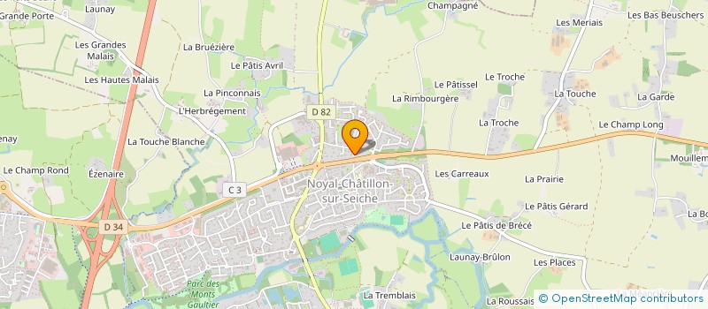 localisation de l'entreprise RIVA PALMA  NOYAL-CHATILLON-SUR-SEICHE