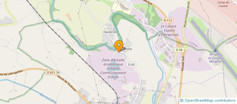 localisation de l'entreprise RIVA SARL à LABRUGUIERE