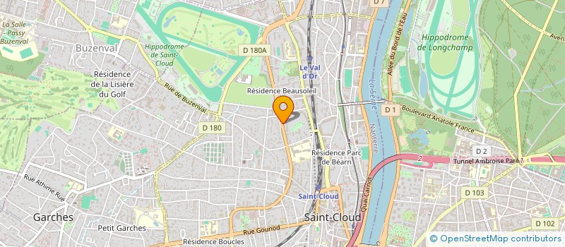 localisation de l'entreprise RIVACENT à SAINT-CLOUD
