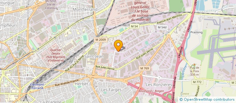 localisation de l'entreprise RIVACOLD FRANCE à CLERMONT-FERRAND
