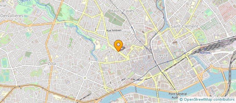 localisation de l'entreprise RIVAGE à NANTES
