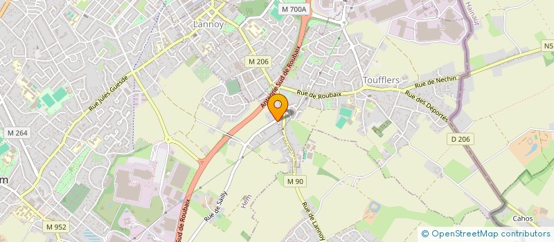 localisation de l'entreprise RIVAGE  HEM