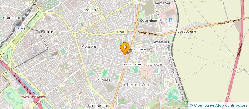 localisation de l'entreprise RIVAGE IMMO  REIMS