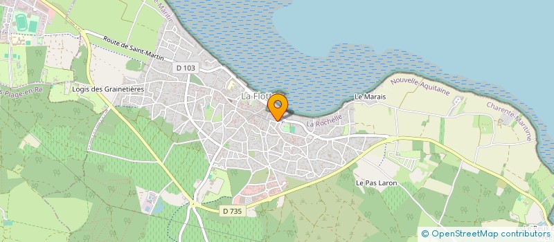 localisation de l'entreprise RIVAGES 1704  LA FLOTTE