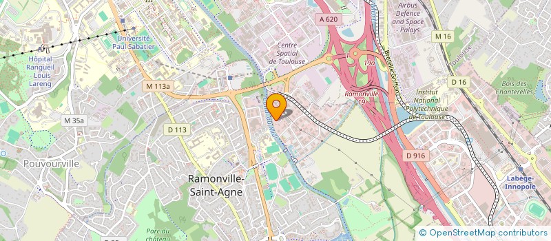 localisation de l'entreprise RIVAGES à RAMONVILLE-SAINT-AGNE