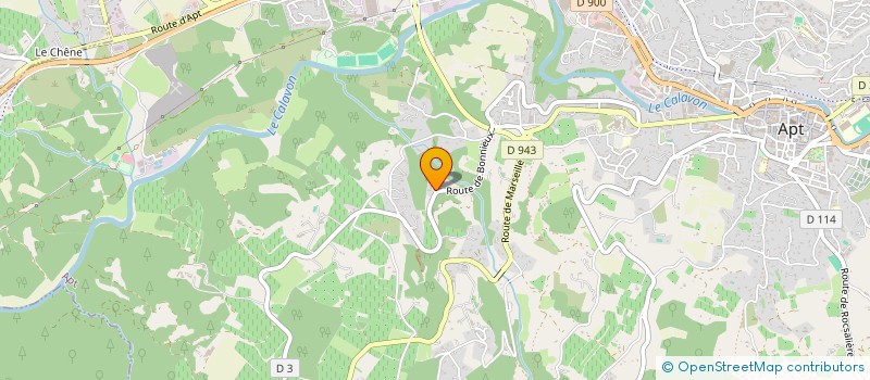 localisation de l'entreprise RIVAGES  APT