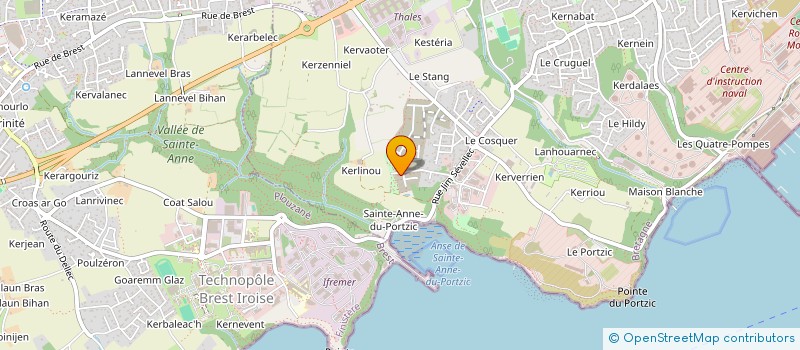 localisation de l'entreprise RIVAGES à BREST