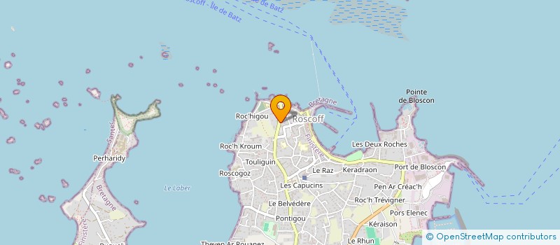 localisation de l'entreprise RIVAGES  ROSCOFF