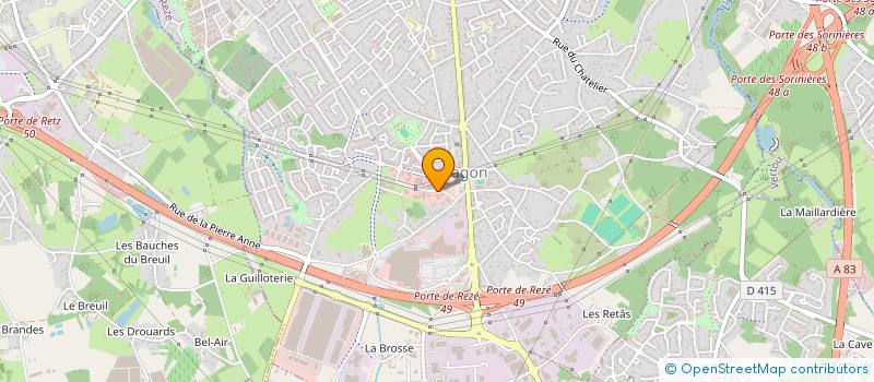localisation de l'entreprise RIVAGES CONSEILS à REZE