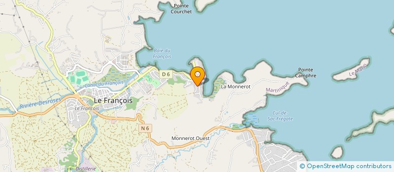 localisation de l'entreprise RIVAGES DU SUD à LE FRANCOIS