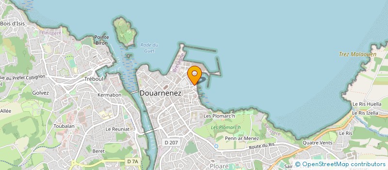 localisation de l'entreprise RIVAGES FILM à DOUARNENEZ