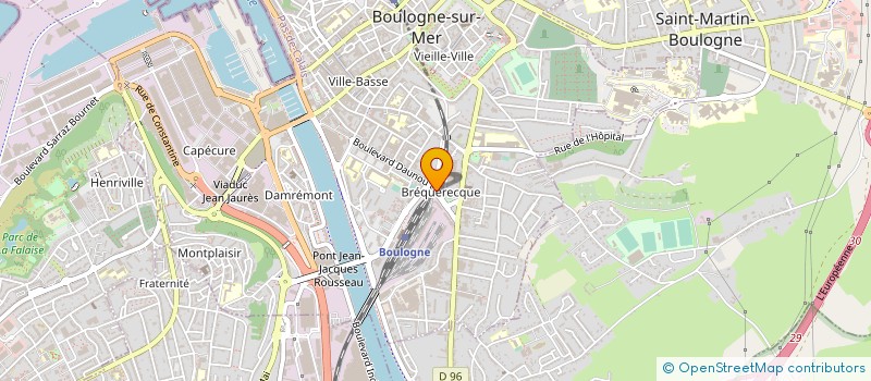 localisation de l'entreprise RIVAGES PROPRES COTE D OPALE à BOULOGNE-SUR-MER