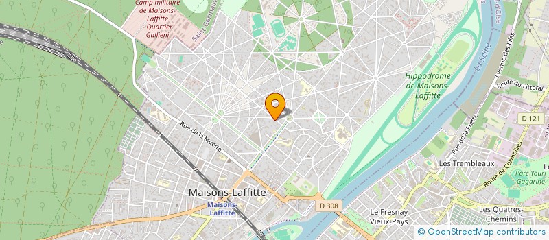 localisation de l'entreprise RIVAGES SAS à MAISONS-LAFFITTE