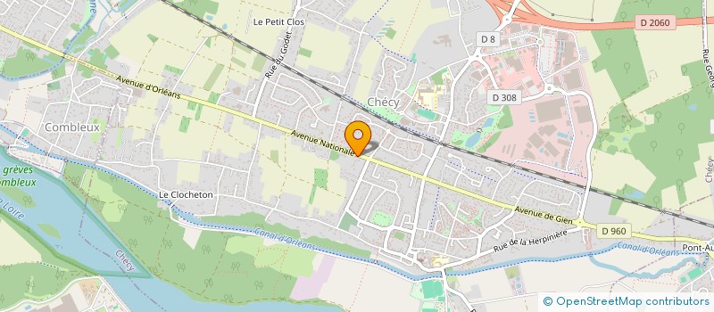 localisation de l'entreprise RIVAIS DE SUCESSO.TELECOM FRANCE à CHECY
