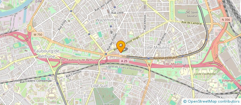 localisation de l'entreprise RIVAL à LILLE
