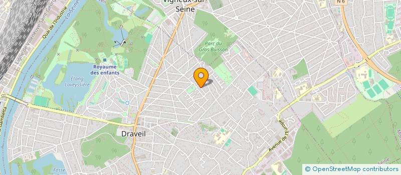 localisation de l'entreprise RIVALDY à DRAVEIL