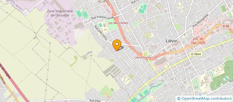 localisation de l'entreprise RIVALIN HENS  LIEVIN