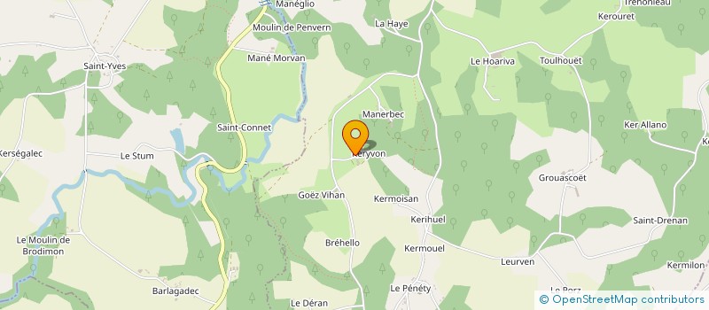 localisation de l'entreprise RIVALLAIN  PERSQUEN