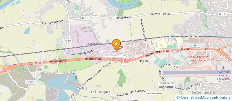 localisation de l'entreprise RIVALS DEVELOPPEMENT  TERSSAC