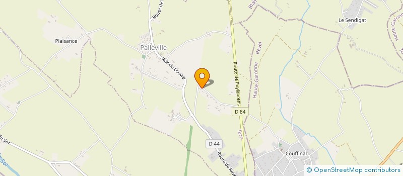 localisation de l'entreprise RIVALS T.P.A  PALLEVILLE