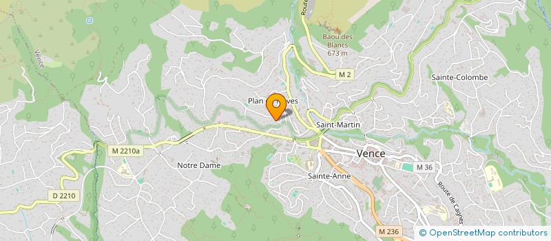 localisation de l'entreprise RIVALUX CONCEPT à VENCE