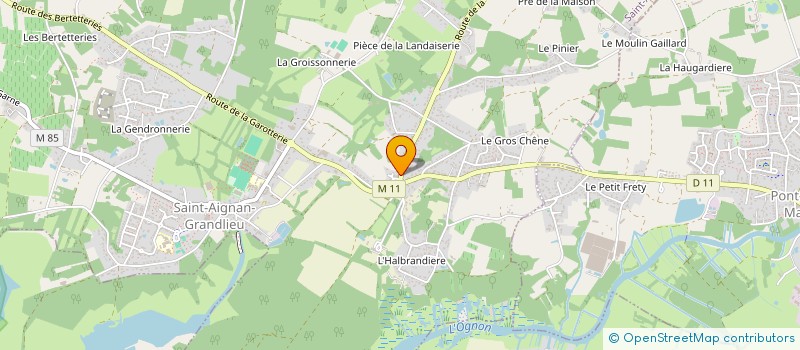 localisation de l'entreprise RIVANE HOLDING à SAINT-AIGNAN-GRANDLIEU