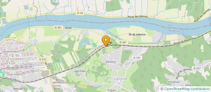 localisation de l'entreprise RIVAS à LAHONCE