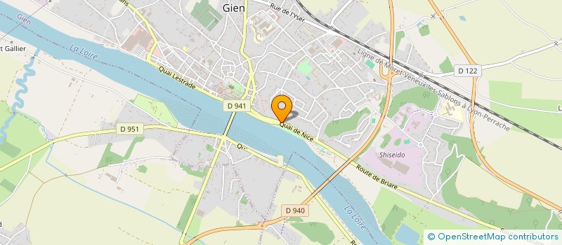 localisation de l'entreprise RIVATEL à GIEN