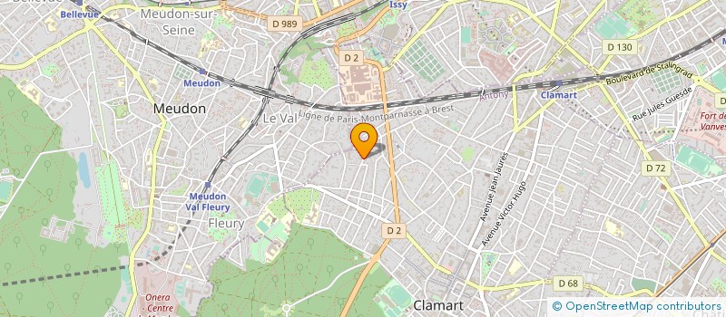 localisation de l'entreprise RIVAUD ET COMPAGNIE à CLAMART