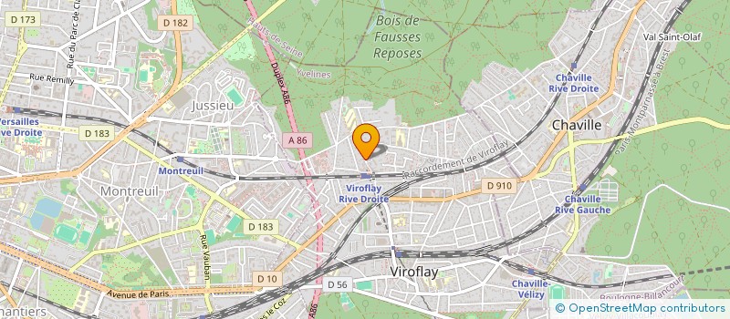 localisation de l'entreprise RIVAUFLAY  VIROFLAY