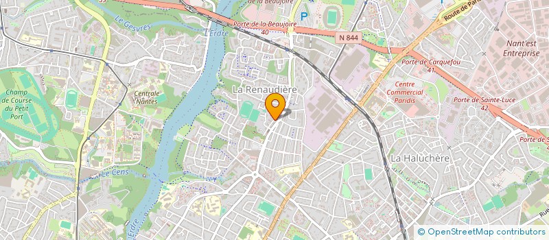 localisation de l'entreprise RIVAURAIX à NANTES