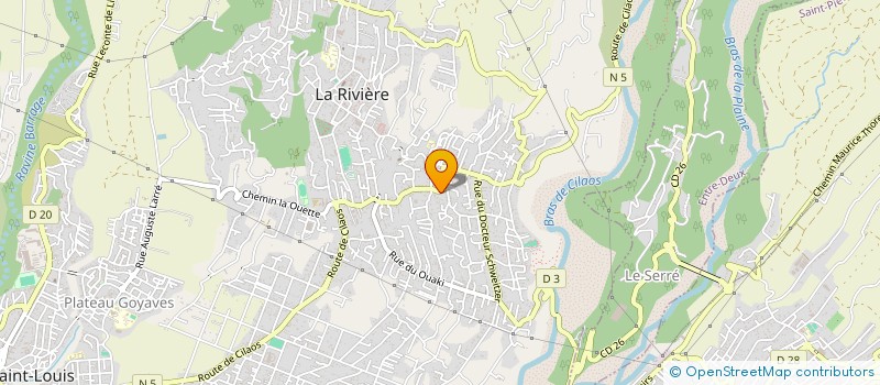 localisation de l'entreprise RIVBAT à SAINT-LOUIS