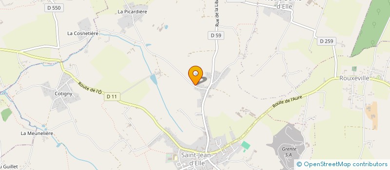 localisation de l'entreprise RIVBEL  SAINT-JEAN-D'ELLE